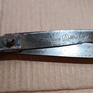 Vintage KRETZER SPERIAL Tailor Scissors Solingen Germany 11" Long.